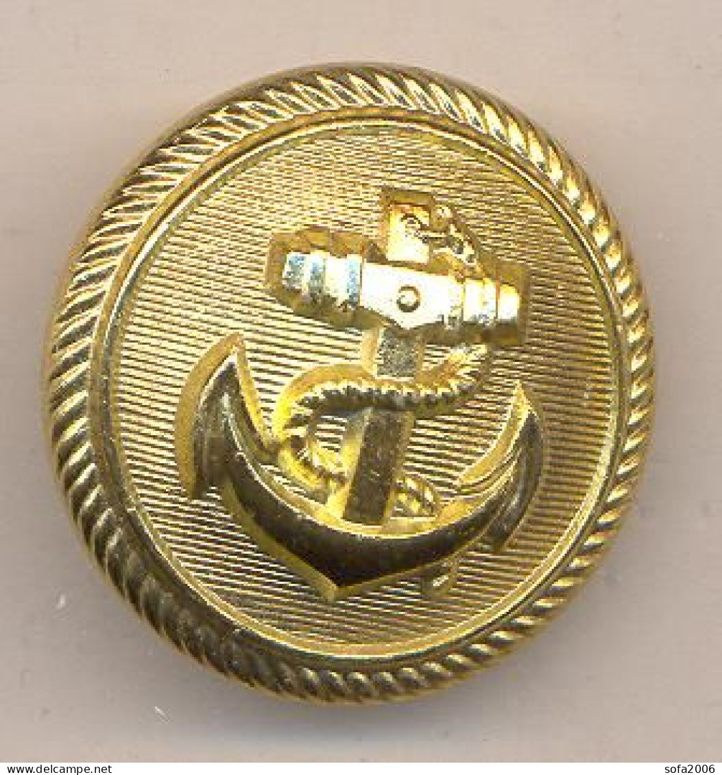 Germany Nautical Button With A Stamp, Diameter 25 Mm. Perfect! 2 - Knoppen