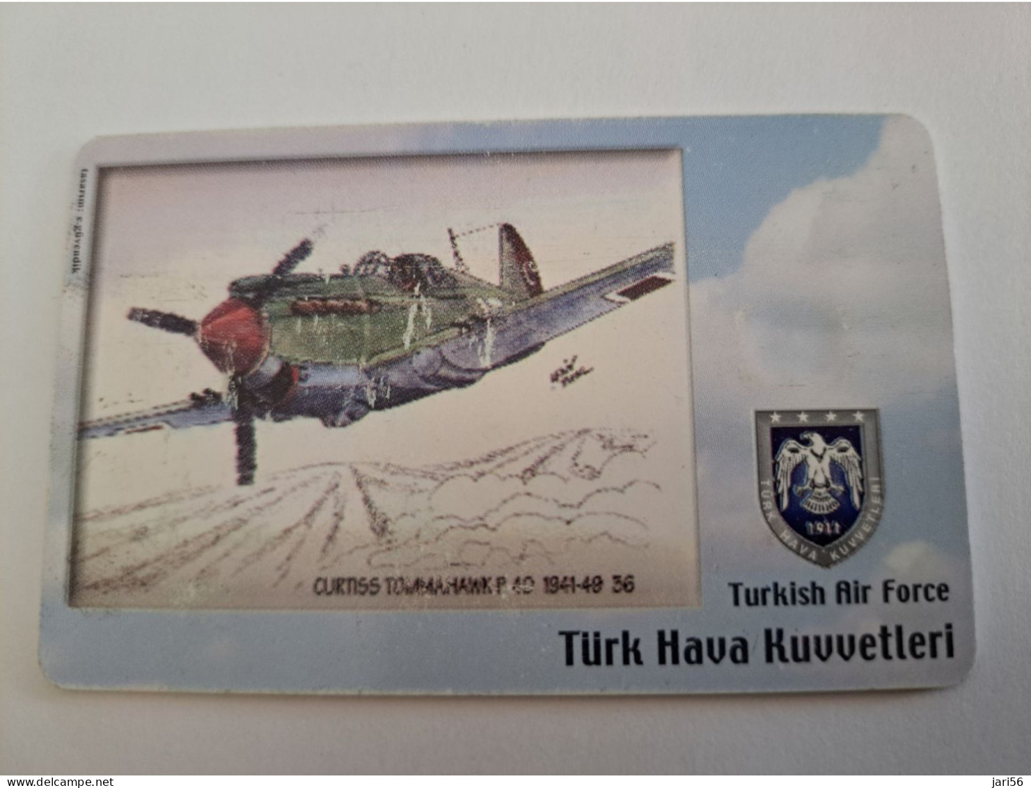 TURKIJE / 50 UNITS/ CHIPCARD/ TURKISH AIR FORCE  / DIFFERENT PLANES /        Fine Used Card  **15422** - Turquie