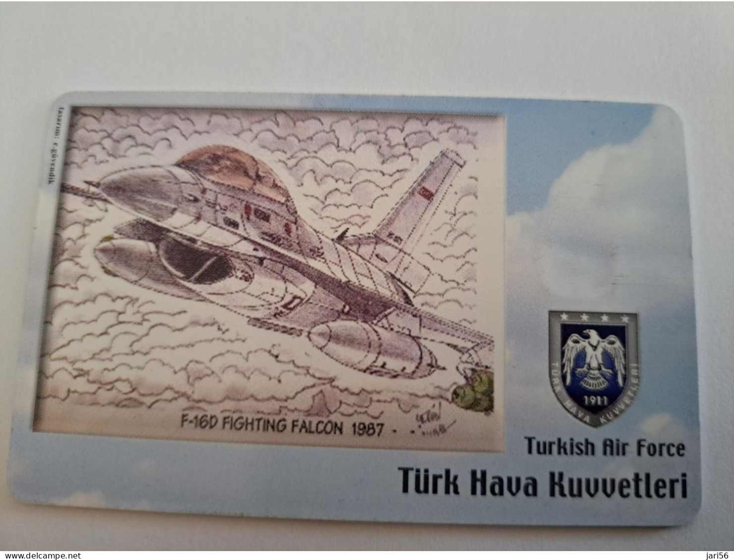 TURKIJE / 50 UNITS/ CHIPCARD/ TURKISH AIR FORCE  / DIFFERENT PLANES /        Fine Used Card  **15423** - Türkei