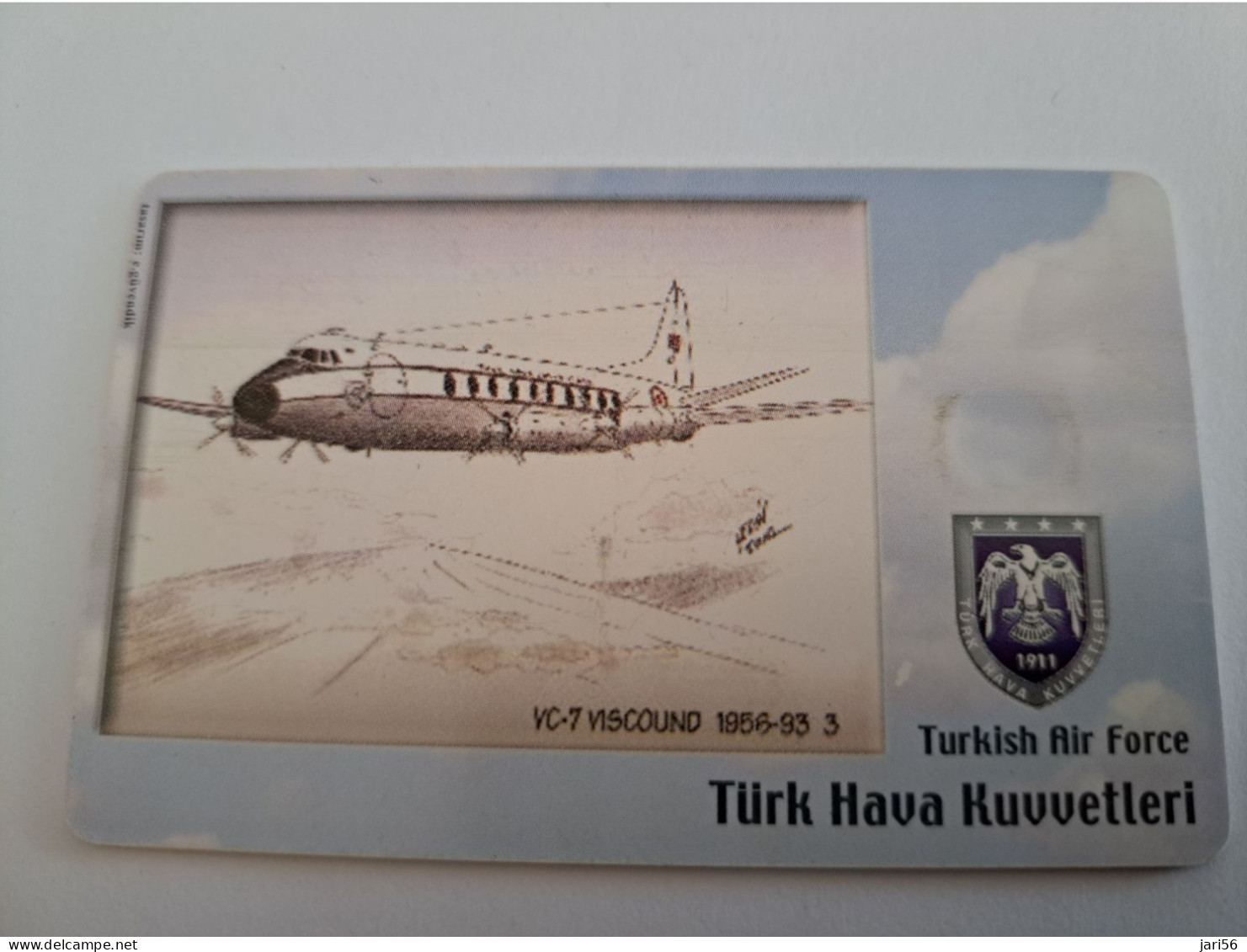 TURKIJE / 50 UNITS/ CHIPCARD/ TURKISH AIR FORCE  / DIFFERENT PLANES /        Fine Used Card  **15425** - Turkey