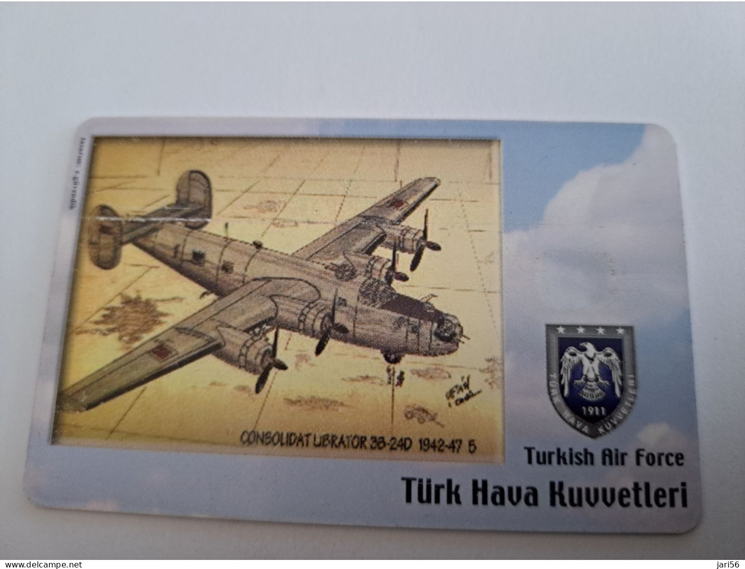 TURKIJE / 50 UNITS/ CHIPCARD/ TURKISH AIR FORCE  / DIFFERENT PLANES /        Fine Used Card  **15426** - Turkey