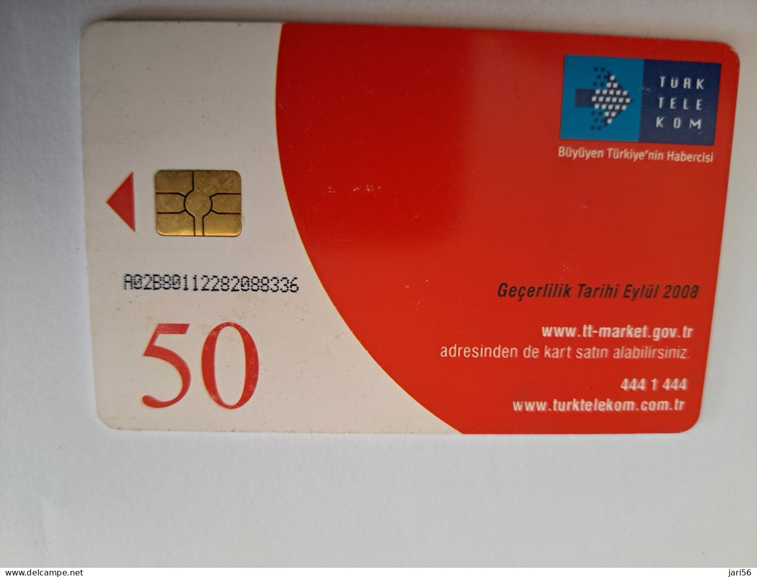 TURKIJE / 50 UNITS/ CHIPCARD/ TURKISH AIR FORCE  / DIFFERENT PLANES /        Fine Used Card  **15426** - Türkei