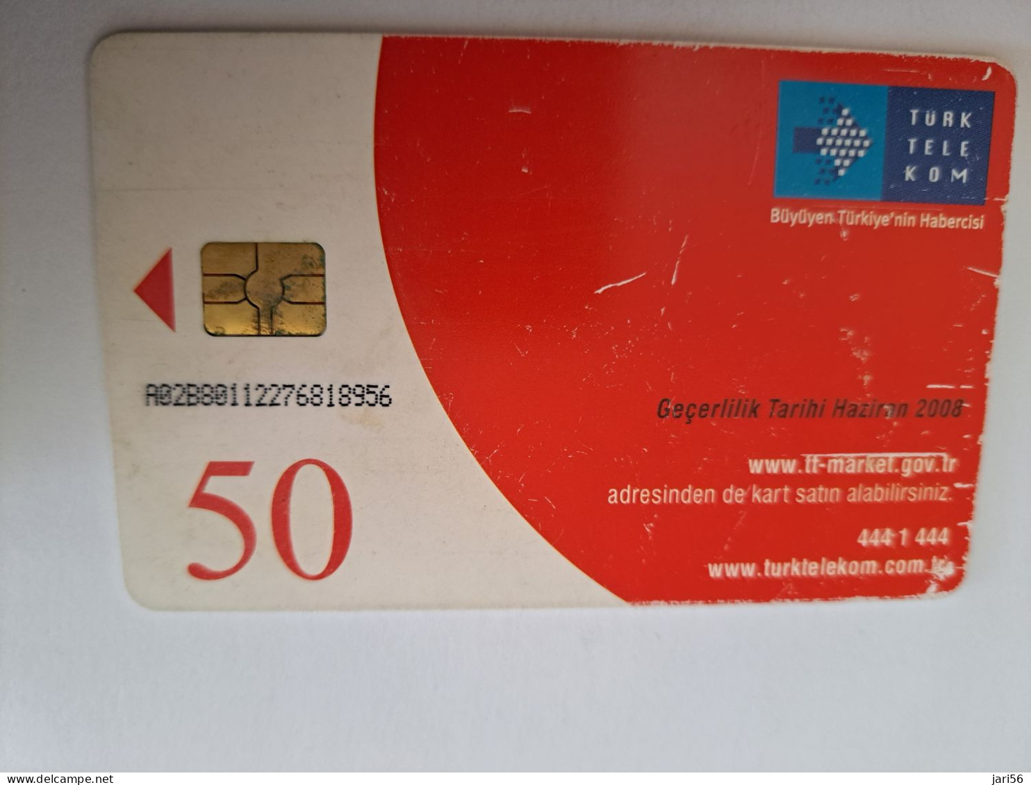 TURKIJE / 50 UNITS/ CHIPCARD/ TURKISH AIR FORCE  / DIFFERENT PLANES /        Fine Used Card  **15427** - Türkei