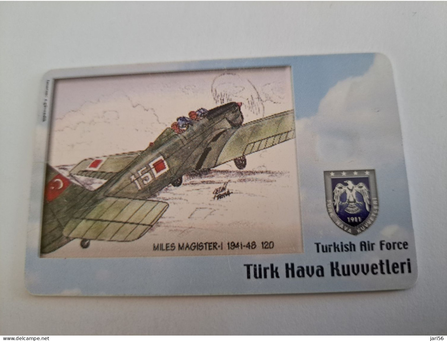 TURKIJE / 50 UNITS/ CHIPCARD/ TURKISH AIR FORCE  / DIFFERENT PLANES /        Fine Used Card  **15428** - Turkey