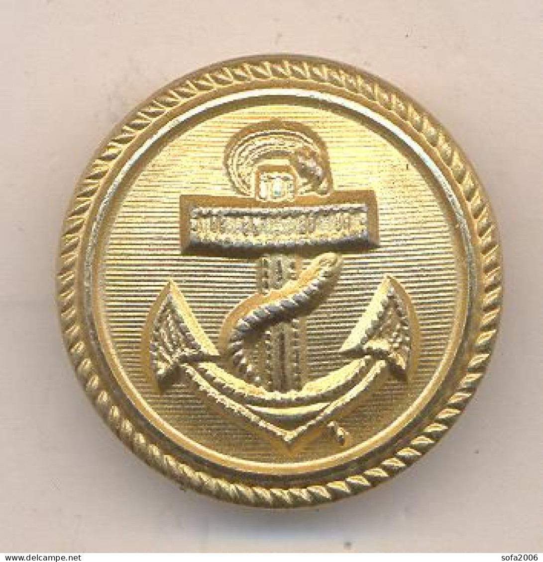 Germany .Reich.Naval Button With Kriegsmarine Mark 1940. Diameter 25 Mm.Perfect! - Boutons