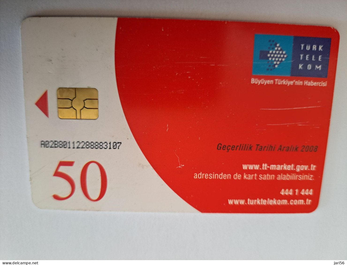 TURKIJE / 50 UNITS/ CHIPCARD/ TURKISH AIR FORCE  / DIFFERENT PLANES /        Fine Used Card  **15430** - Türkei