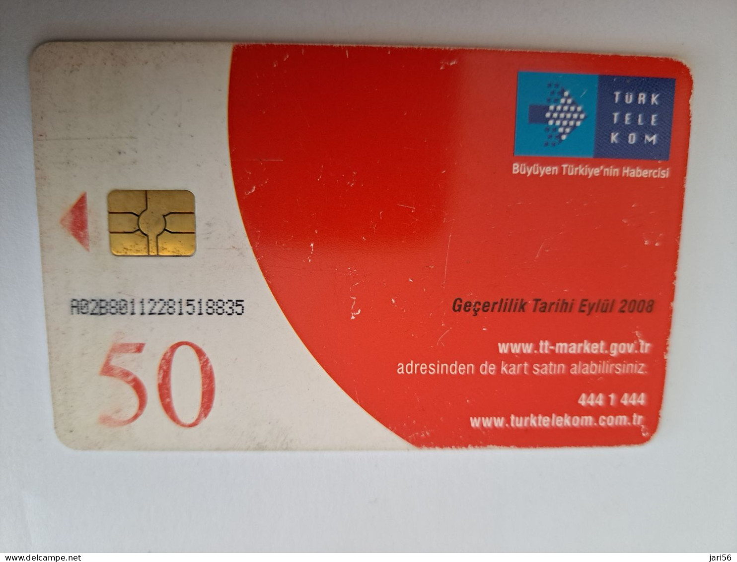 TURKIJE / 50 UNITS/ CHIPCARD/ TURKISH AIR FORCE  / DIFFERENT PLANES /        Fine Used Card  **15433** - Türkei