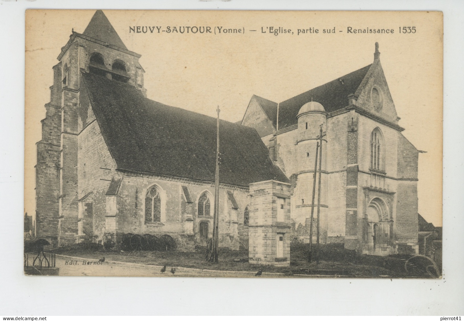 NEUVY SAUTOUR - L'Eglise , Partie Sud - Neuvy Sautour