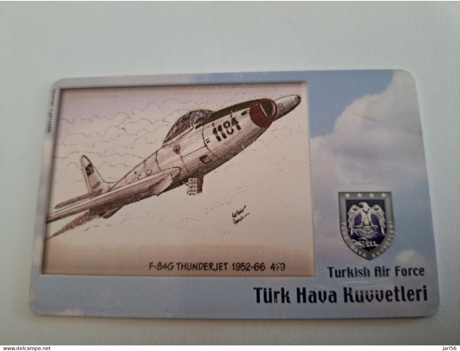 TURKIJE / 50 UNITS/ CHIPCARD/ TURKISH AIR FORCE  / DIFFERENT PLANES /        Fine Used Card  **15435** - Turquie