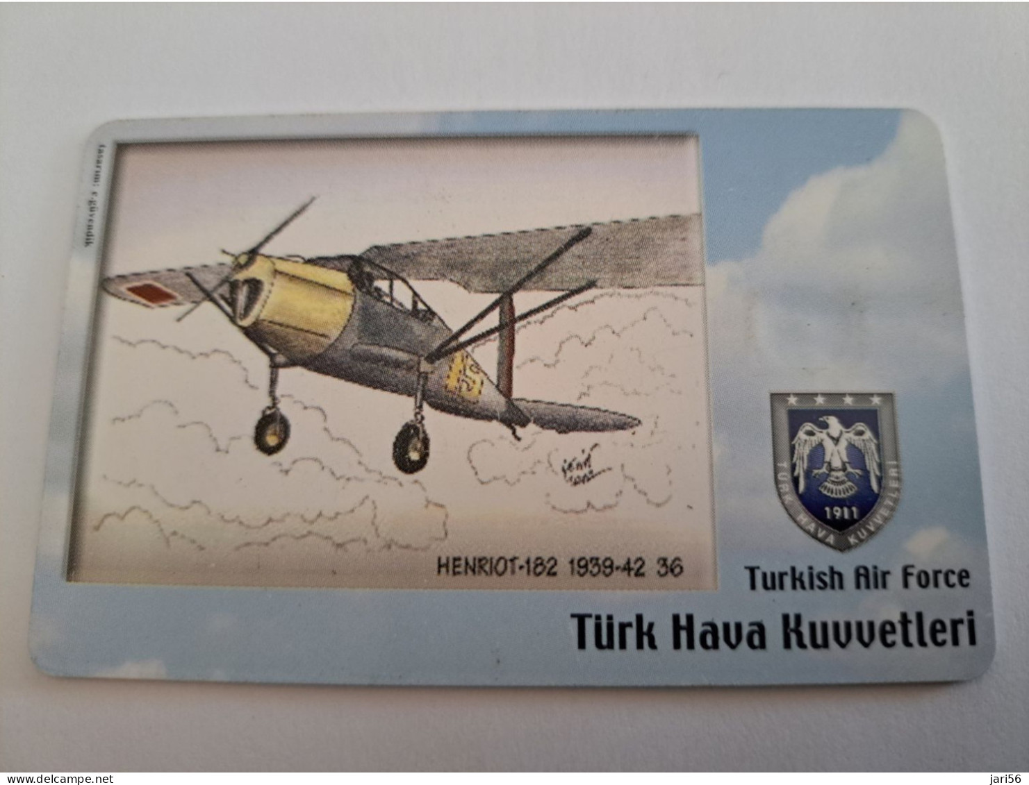 TURKIJE / 50 UNITS/ CHIPCARD/ TURKISH AIR FORCE  / DIFFERENT PLANES /        Fine Used Card  **15436** - Turkey