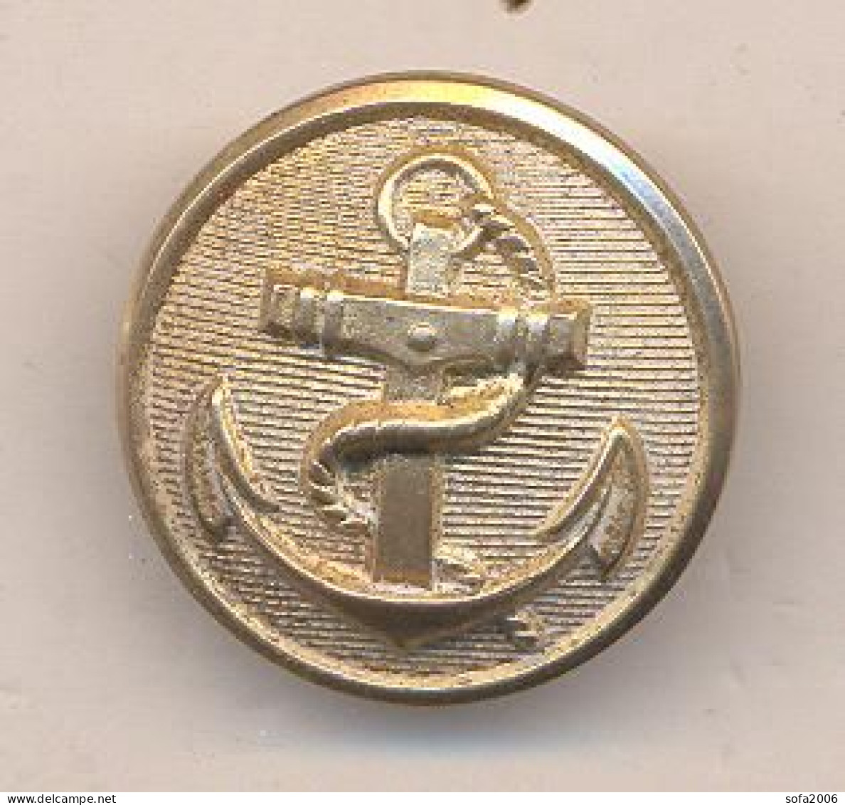 Germany. Marine Button With A Stamp. Diameter 20mm. - Boutons