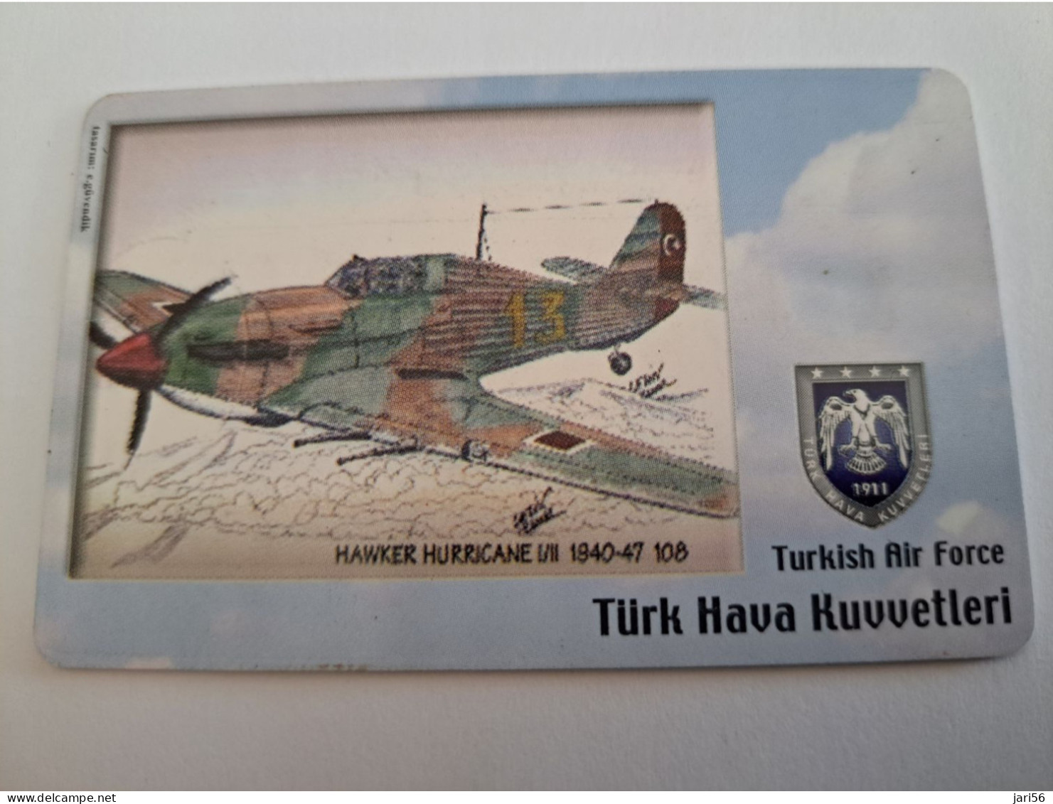 TURKIJE / 50 UNITS/ CHIPCARD/ TURKISH AIR FORCE  / DIFFERENT PLANES /        Fine Used Card  **15437** - Turquie