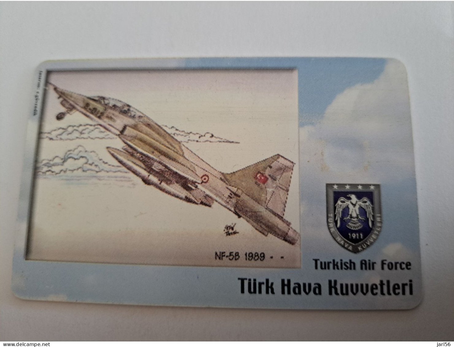 TURKIJE / 50 UNITS/ CHIPCARD/ TURKISH AIR FORCE  / DIFFERENT PLANES /        Fine Used Card  **15440** - Turquie