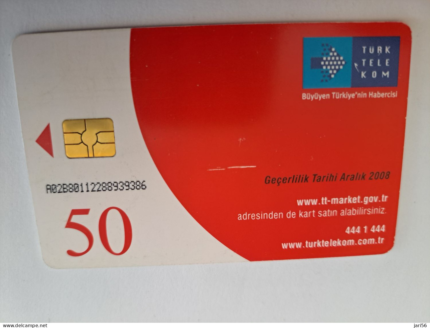 TURKIJE / 50 UNITS/ CHIPCARD/ TURKISH AIR FORCE  / DIFFERENT PLANES /        Fine Used Card  **15445** - Türkei