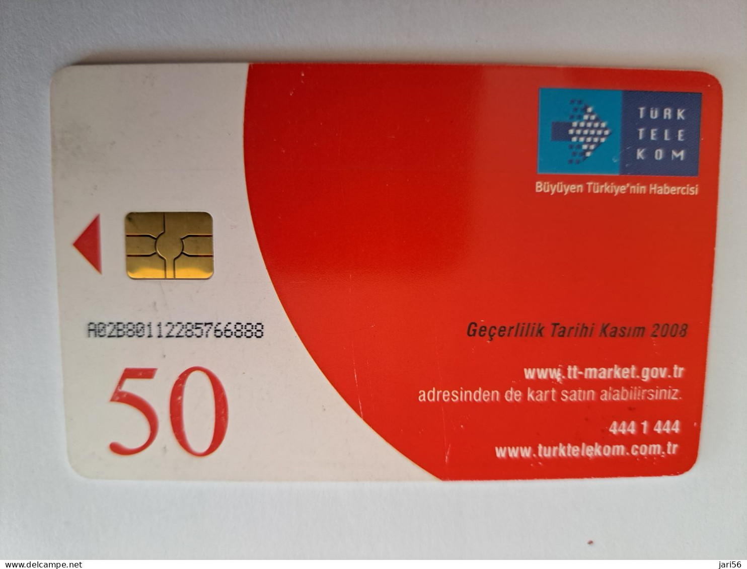 TURKIJE / 50 UNITS/ CHIPCARD/ TURKISH AIR FORCE  / DIFFERENT PLANES /        Fine Used Card  **15446** - Turquie