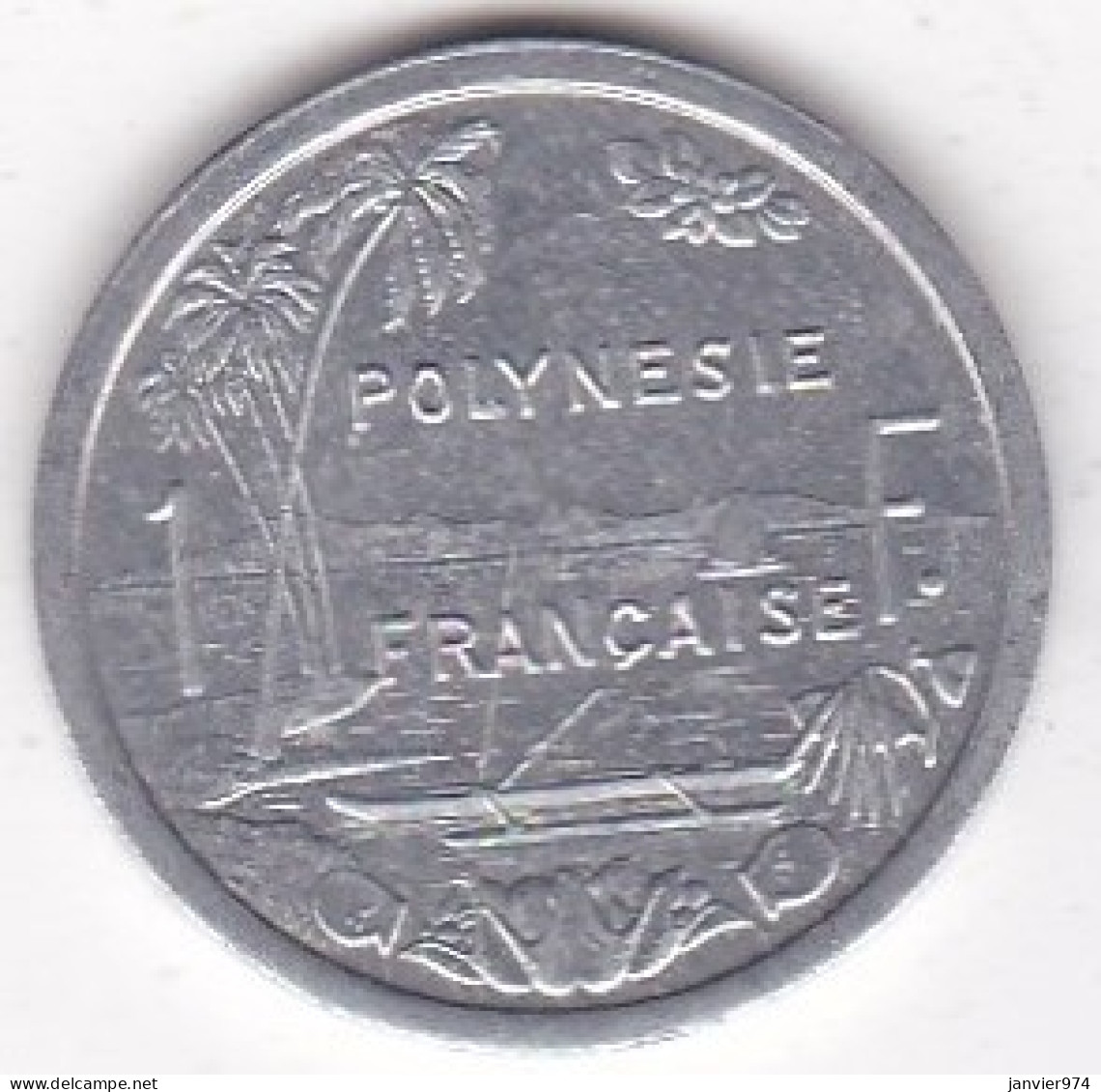 Polynésie Française . 1 Franc 1996, En Aluminium, Lec# 22 - Frans-Polynesië