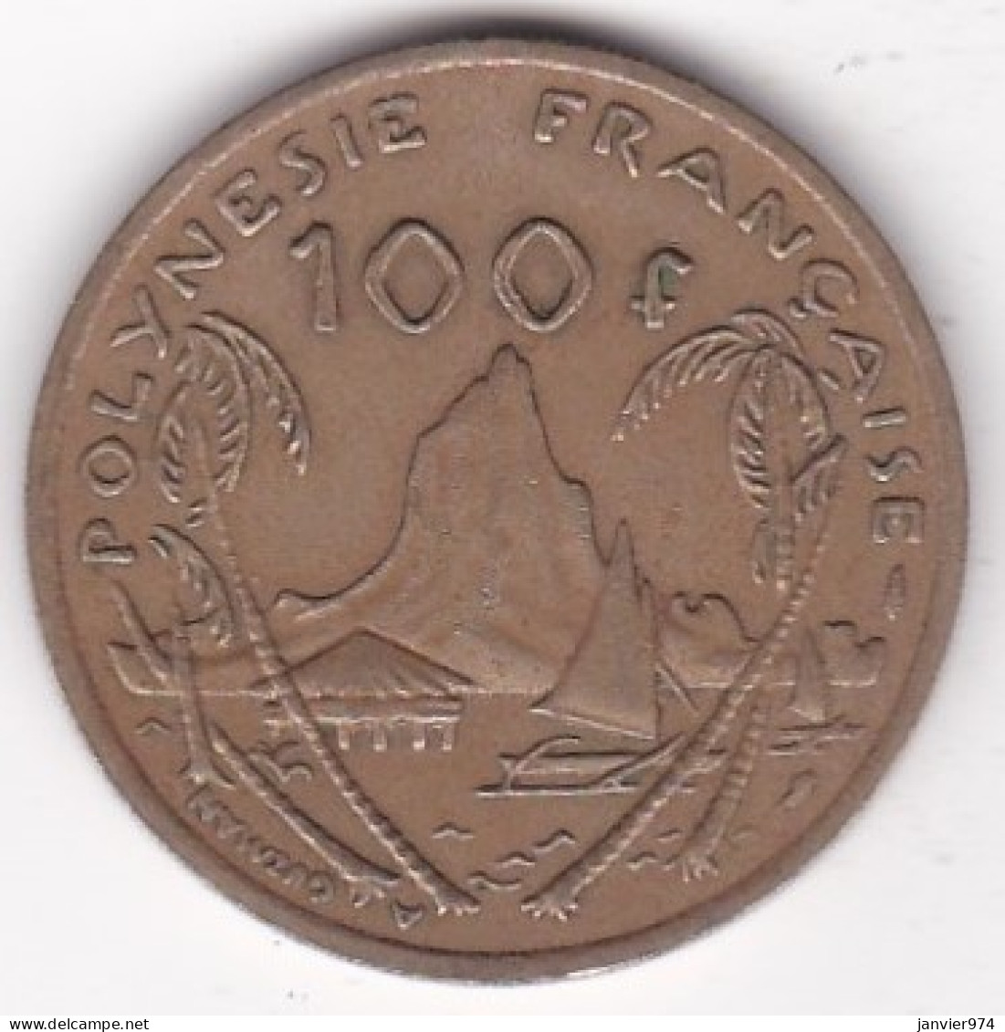 Polynésie Française . 100 Francs 1982 , Cupro-nickel-aluminium, Lec# 128 - Frans-Polynesië