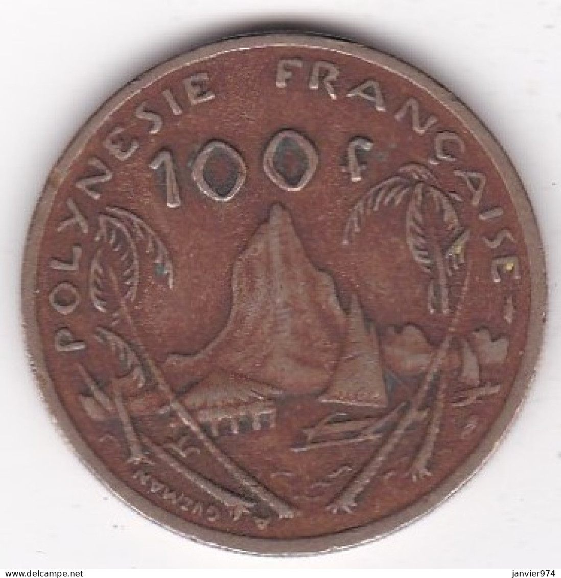 Polynésie Française . 100 Francs 1984 , Cupro-nickel-aluminium, Lec# 129 - Polynésie Française