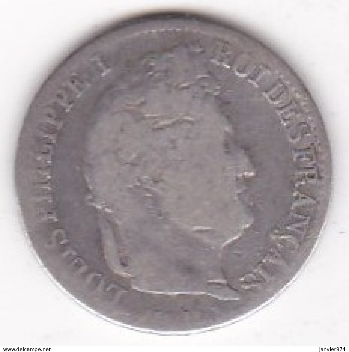 1/2 Franc 1835 A Paris , Louis Philippe , En Argent - 1/2 Franc