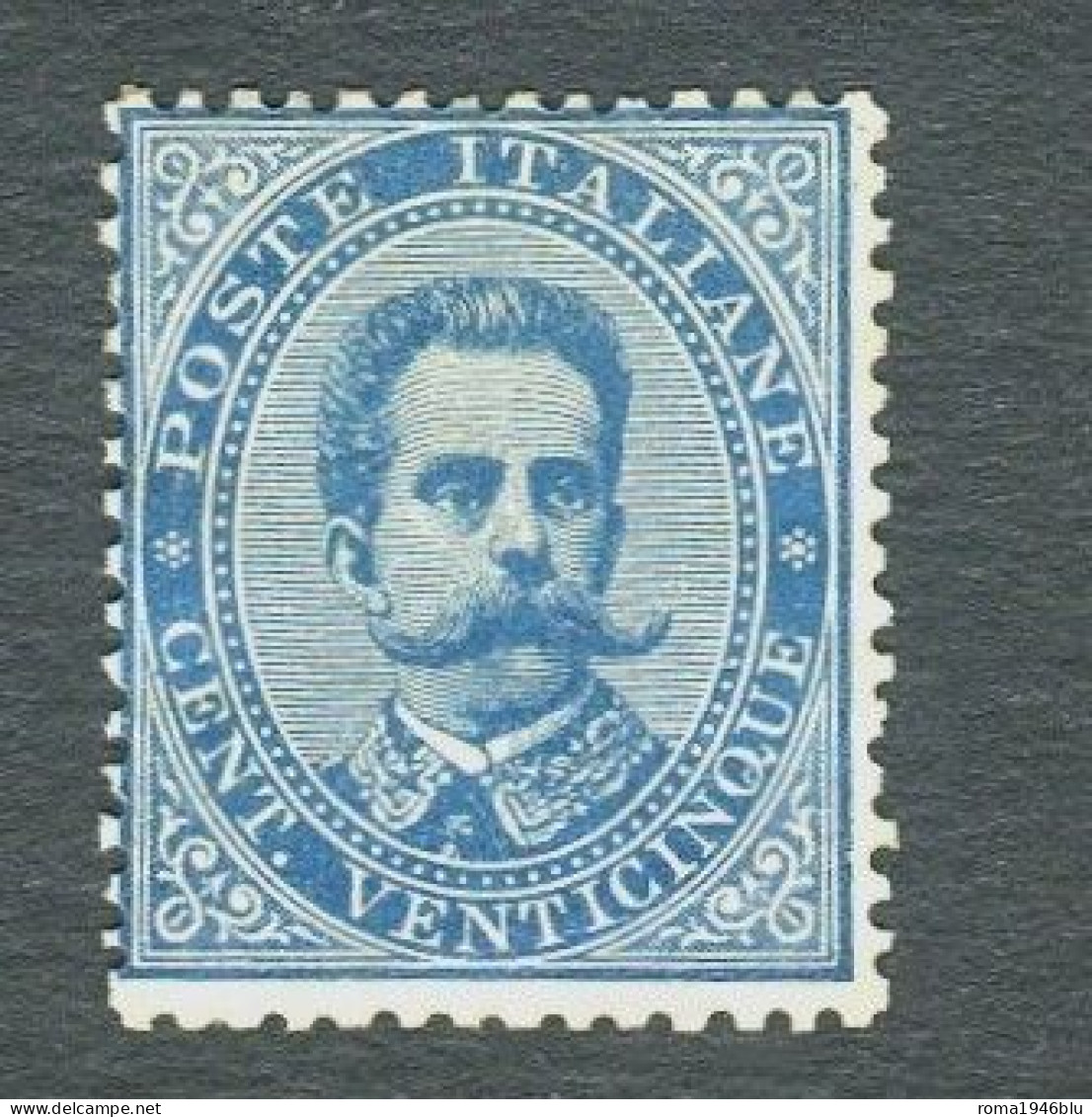 REGNO 1879 UMBERTO I 25 CENT. * GOMMA ORIGINALE  F.TO DIENA - Nuovi