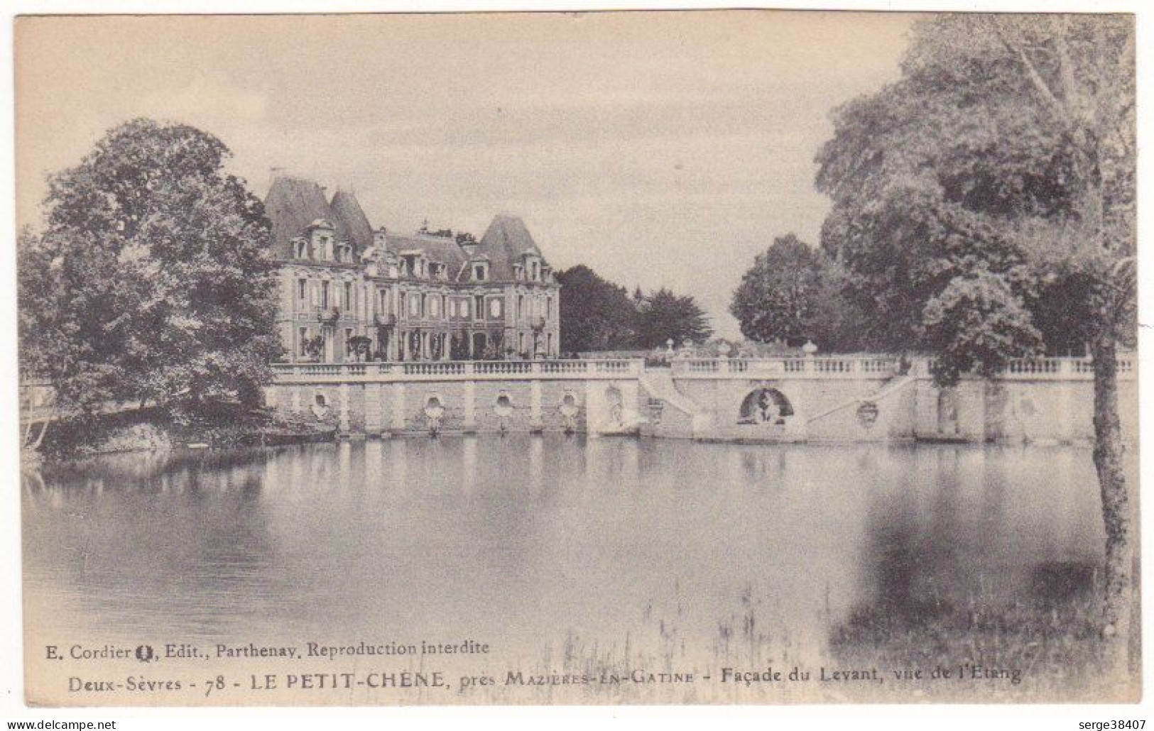 Mazieres En Gatine - 1917 - Lot 2 Cartes - Mairie - Poste - Le Petit Chêne # 2-14/6 - Mazieres En Gatine