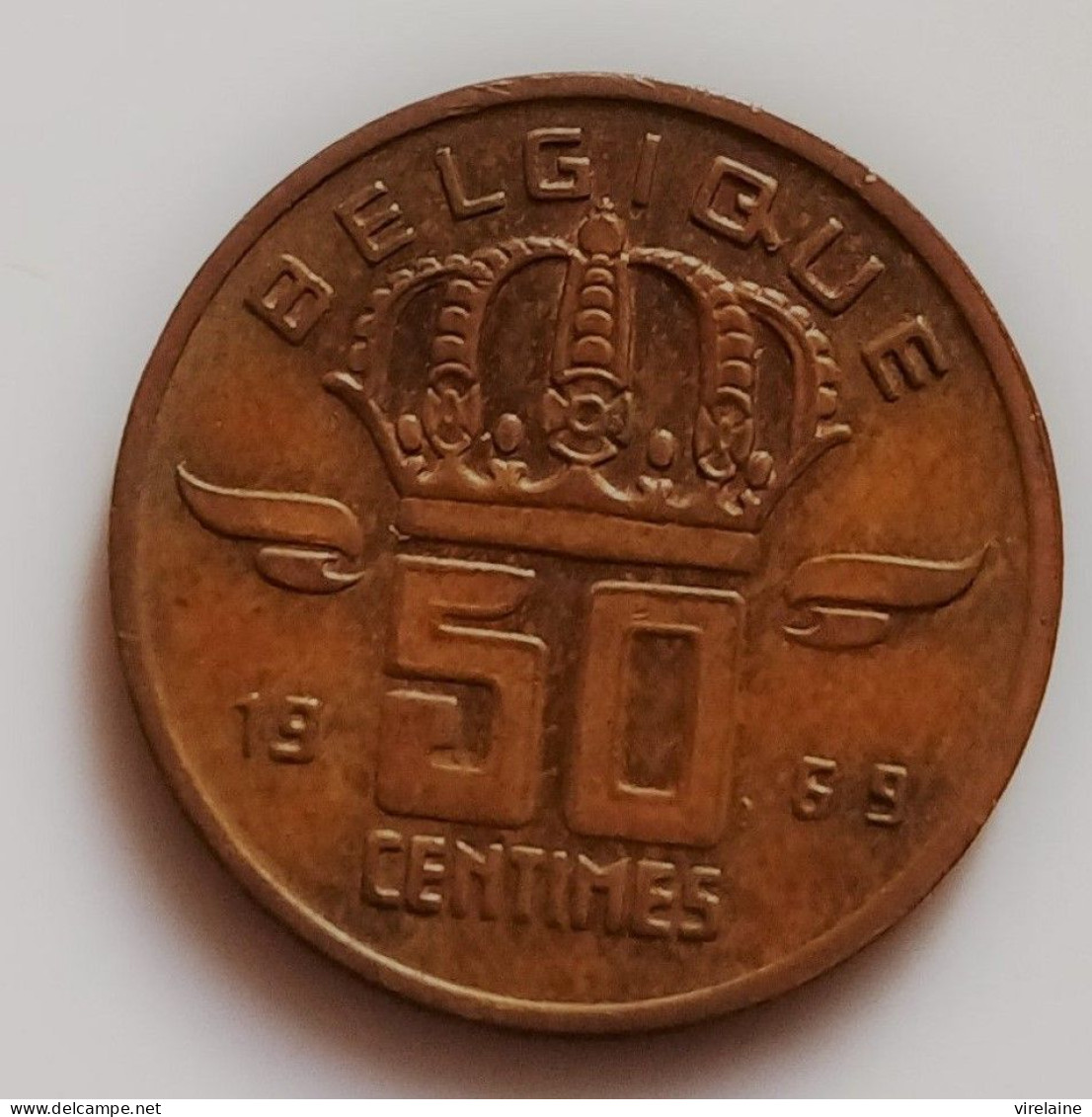 BELGIQUE 50 CENTS 1969 6 BELGIE 50 CENTS 1953  BELGEN  2 CENTS  1905 Voir Détail Photos  (B06 21) - 2 Cents