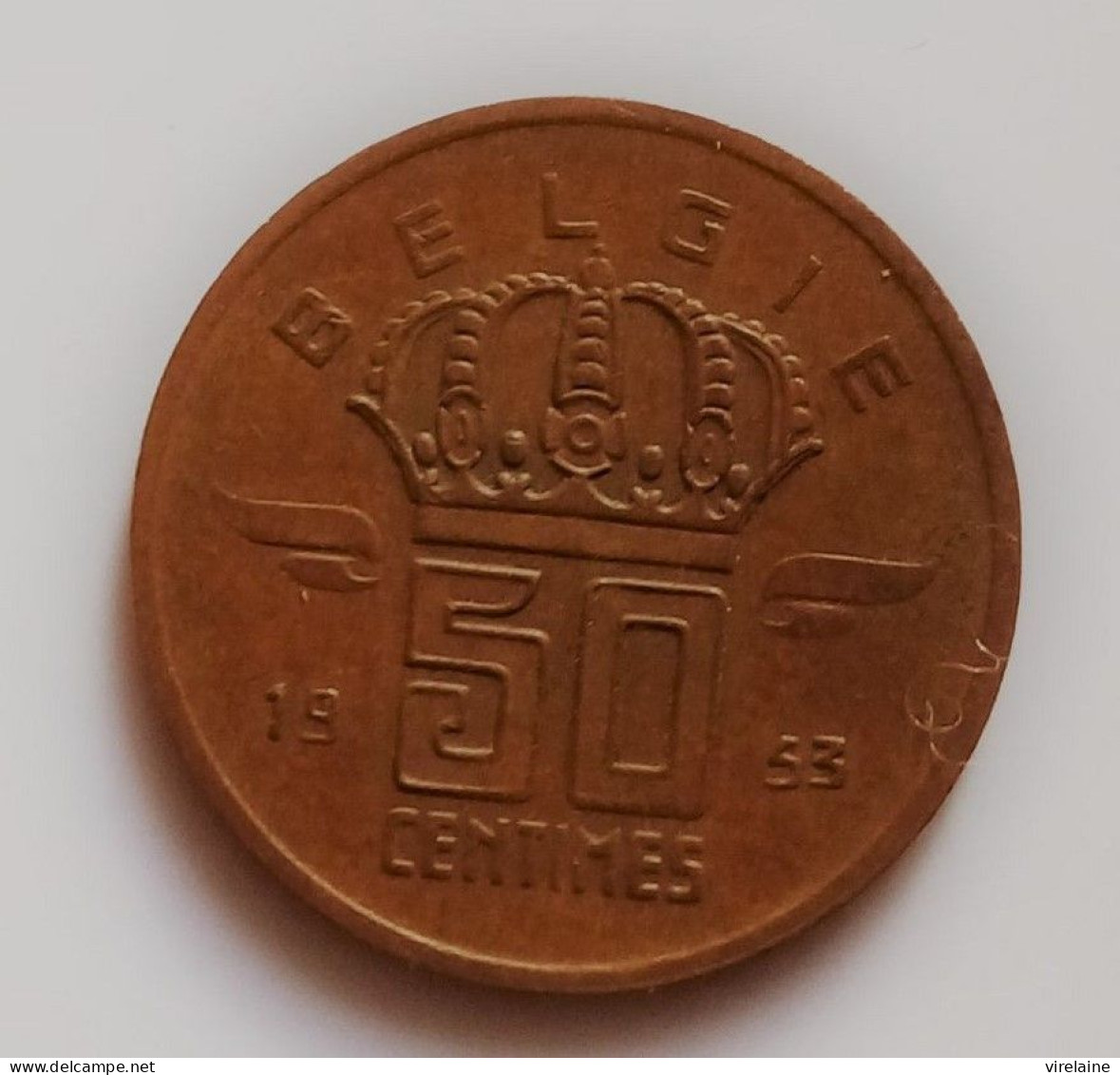 BELGIQUE 50 CENTS 1969 6 BELGIE 50 CENTS 1953  BELGEN  2 CENTS  1905 Voir Détail Photos  (B06 21) - 2 Centimes