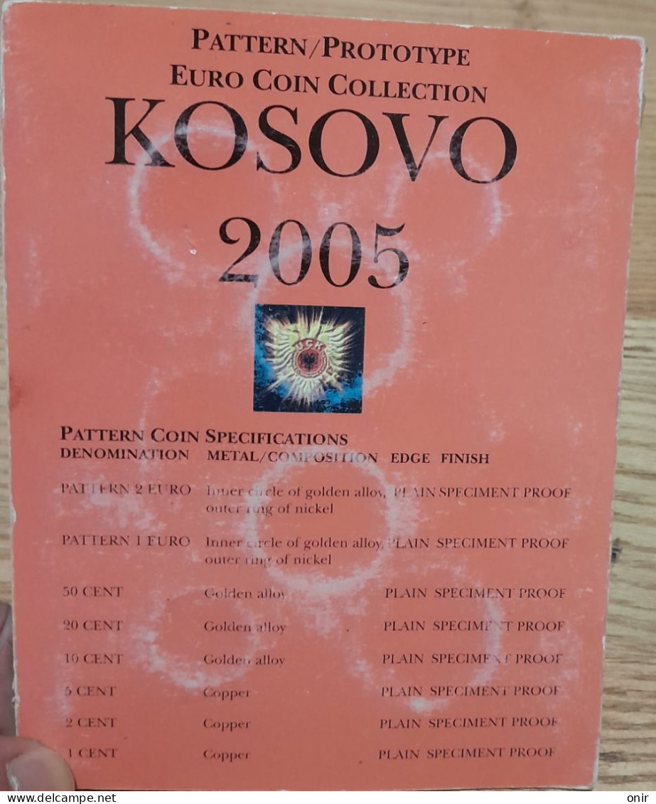 Prototype Euro Collection Kosovo 2005 - Privatentwürfe