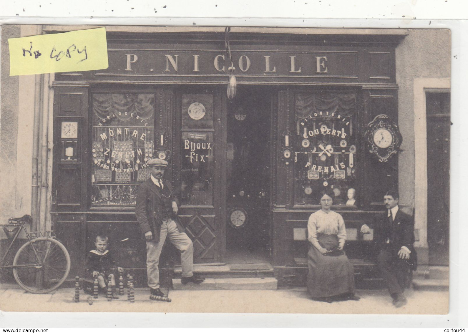 54 - VEZELISE : Devanture De La Bijouterie P.NICOLLE , 4 Petite Place, Superbe Carte éditée Sans Légende - Commerce. - Vezelise