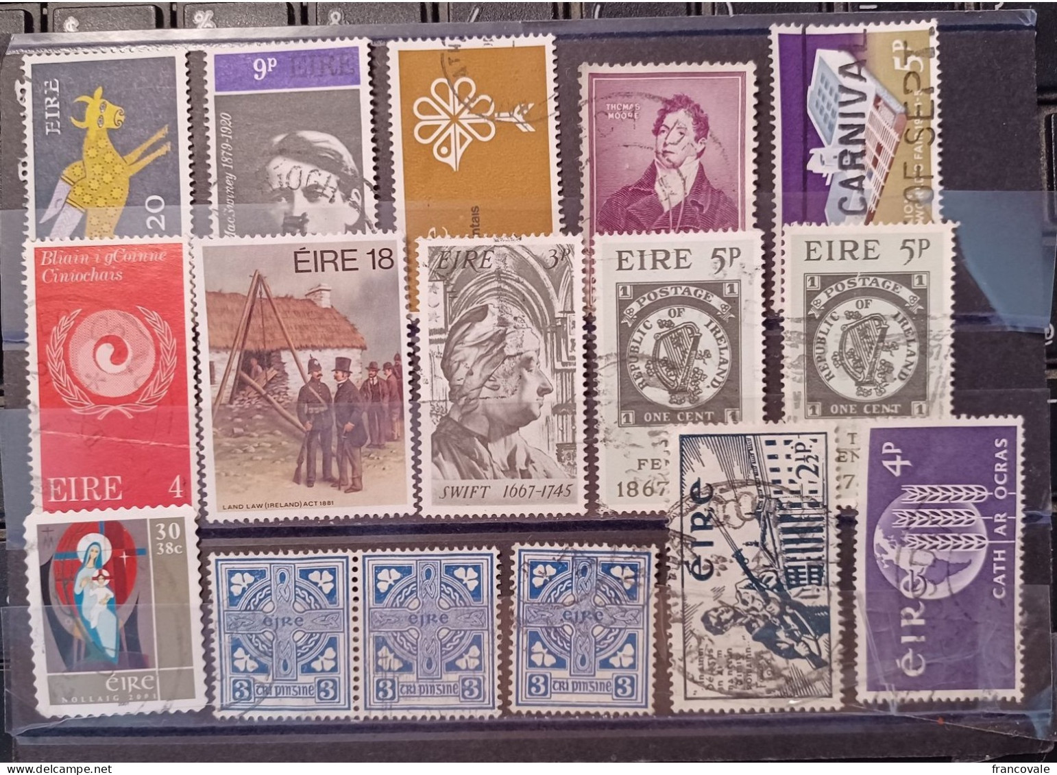 EIRE Ireland Irlanda Lot 16 Used Stamps - Usati