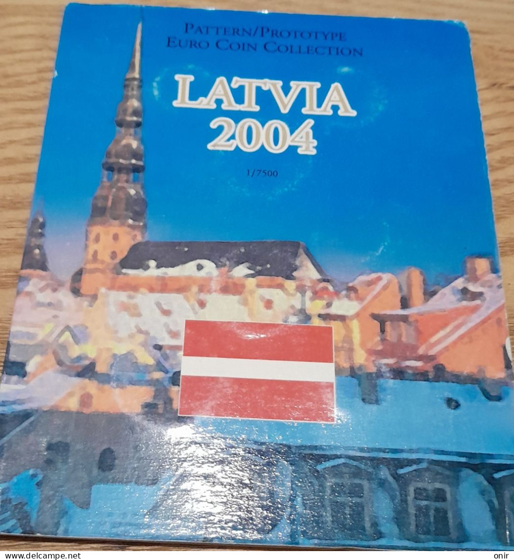 Prototype Euro Coin Collection Latvia 2004 - Privatentwürfe