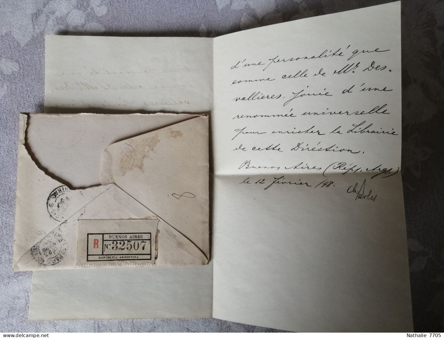 Lot De 5 Correspondances Adressées à George DESVALLIERES - Peintre- (1861-1950) + 2 Cartes De Visites Avec Autographe - Maler Und Bildhauer
