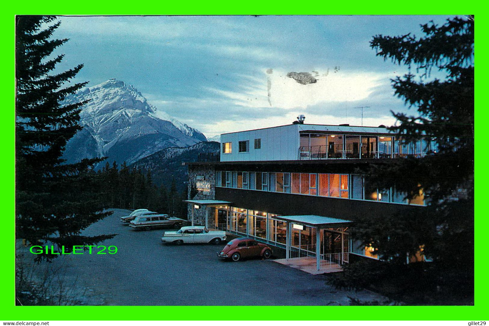 BANNF, ALBERTA - BANFF'S RIMROCK HOTEL - TRAVEL IN 1967 -  PUB. BY DOUBLE L COLOR PROD. LTD - - Banff