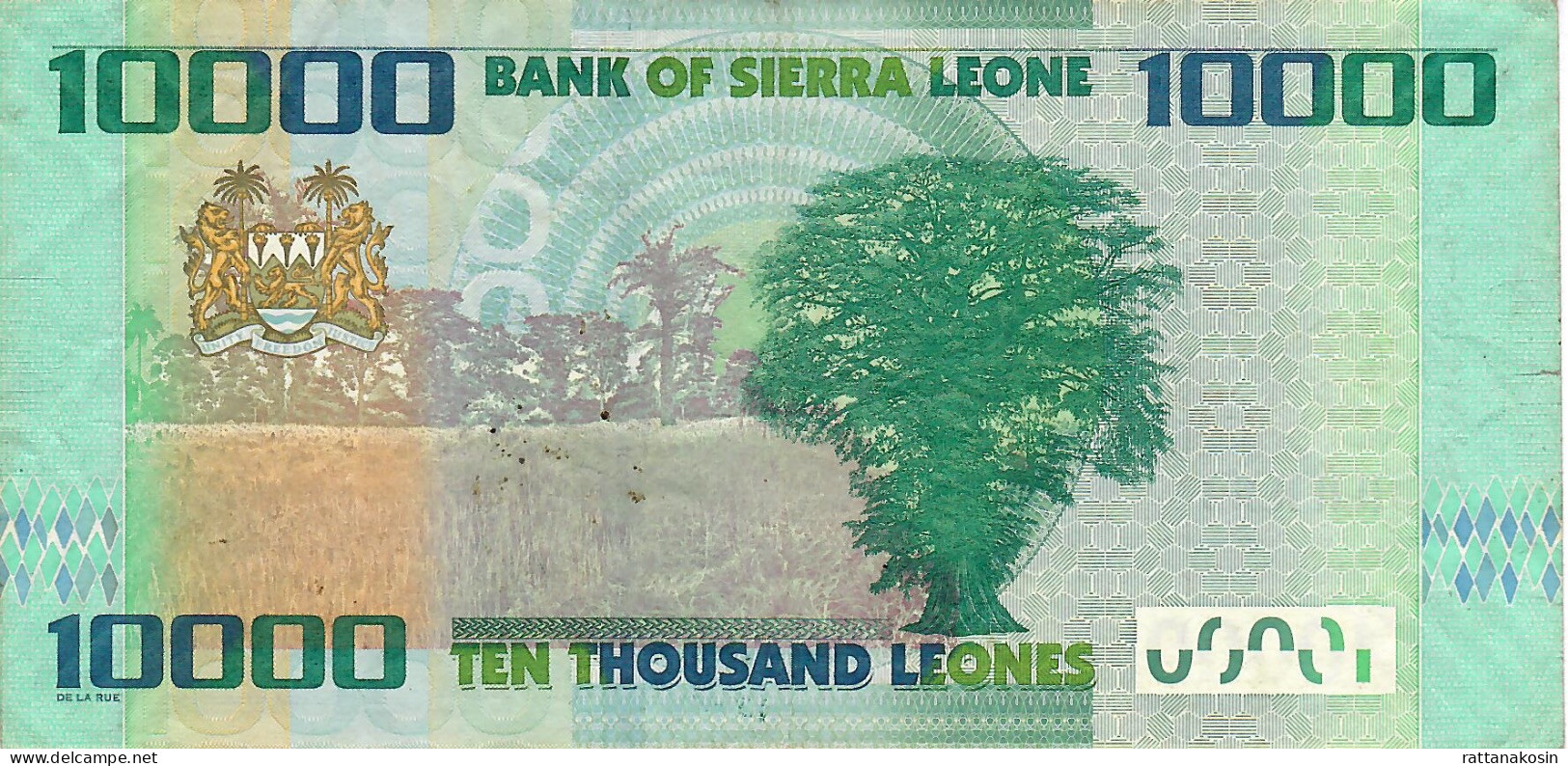 SIERRA LEONE P33d 10000 Or 10.000 LEONES 4.10.2018 #GQ      VF   NO P.h - Sierra Leona