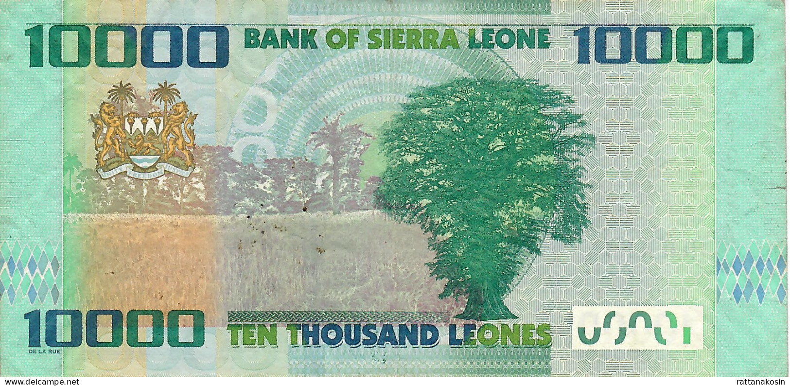 SIERRA LEONE P33d 10000 Or 10.000 LEONES 4.10.2018 #GQ      VF   NO P.h - Sierra Leone