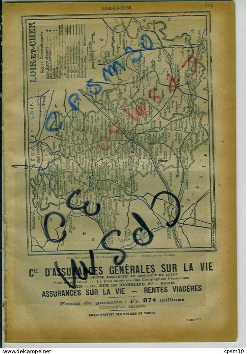 ANNUAIRE - 41 - Département Loir Et Cher - Année 1925 - édition Didot-Bottin - 37 Pages - Annuaires Téléphoniques