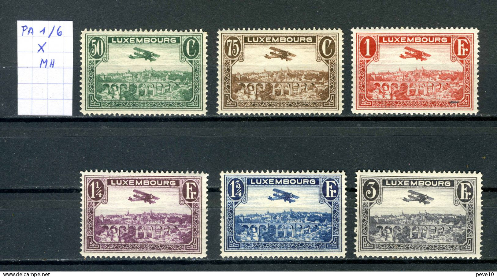 Luxembourg  PA N°1 à 6 X  (Charnière Légère) - Unused Stamps