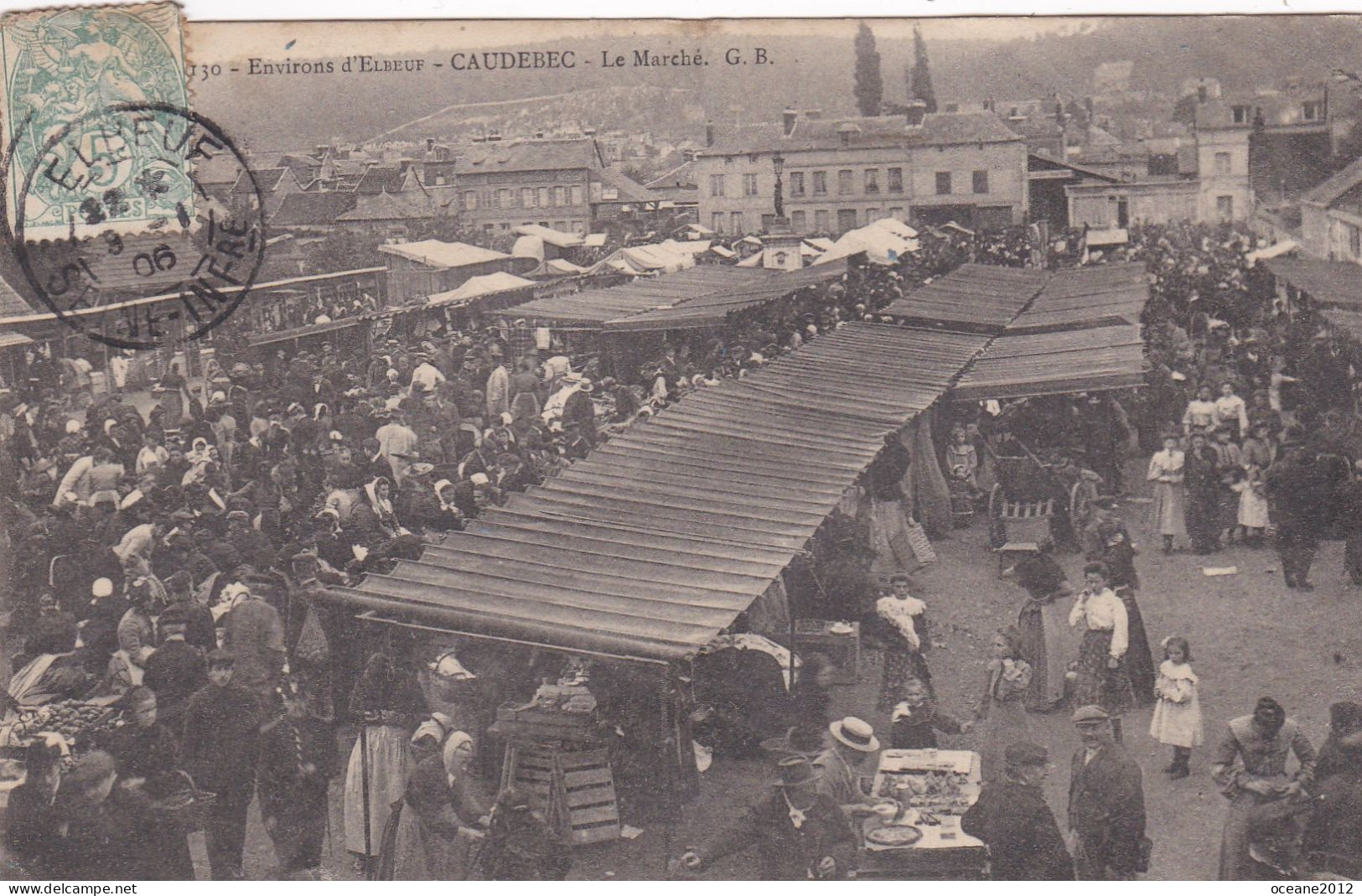 76] Seine Maritime . Caudebec Lès Elbeuf. Le Marché - Caudebec-lès-Elbeuf