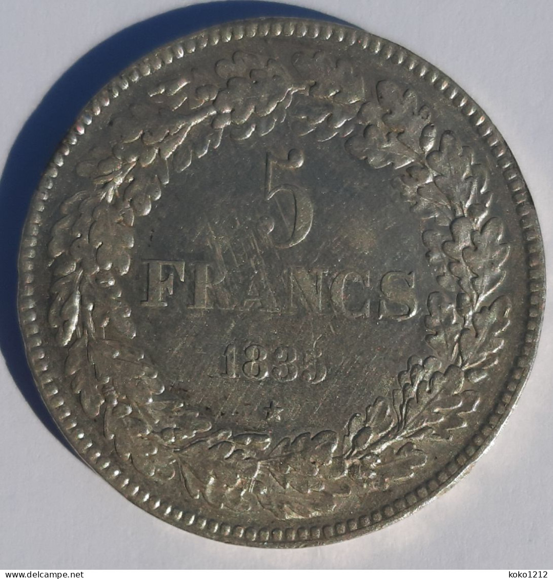 5 Francs 1835 Position B , Belle Qualité ! - 5 Frank