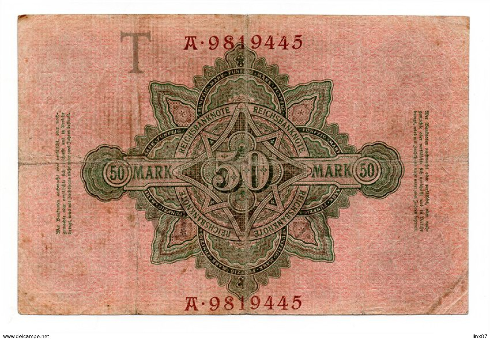 "Reichsbanknote" Collezione Di N. 47 Banconote Germania 1910-1923. - Mezclas - Billetes