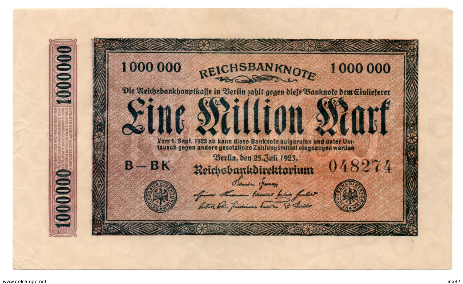 "Reichsbanknote" collezione di n. 47 banconote germania 1910-1923.