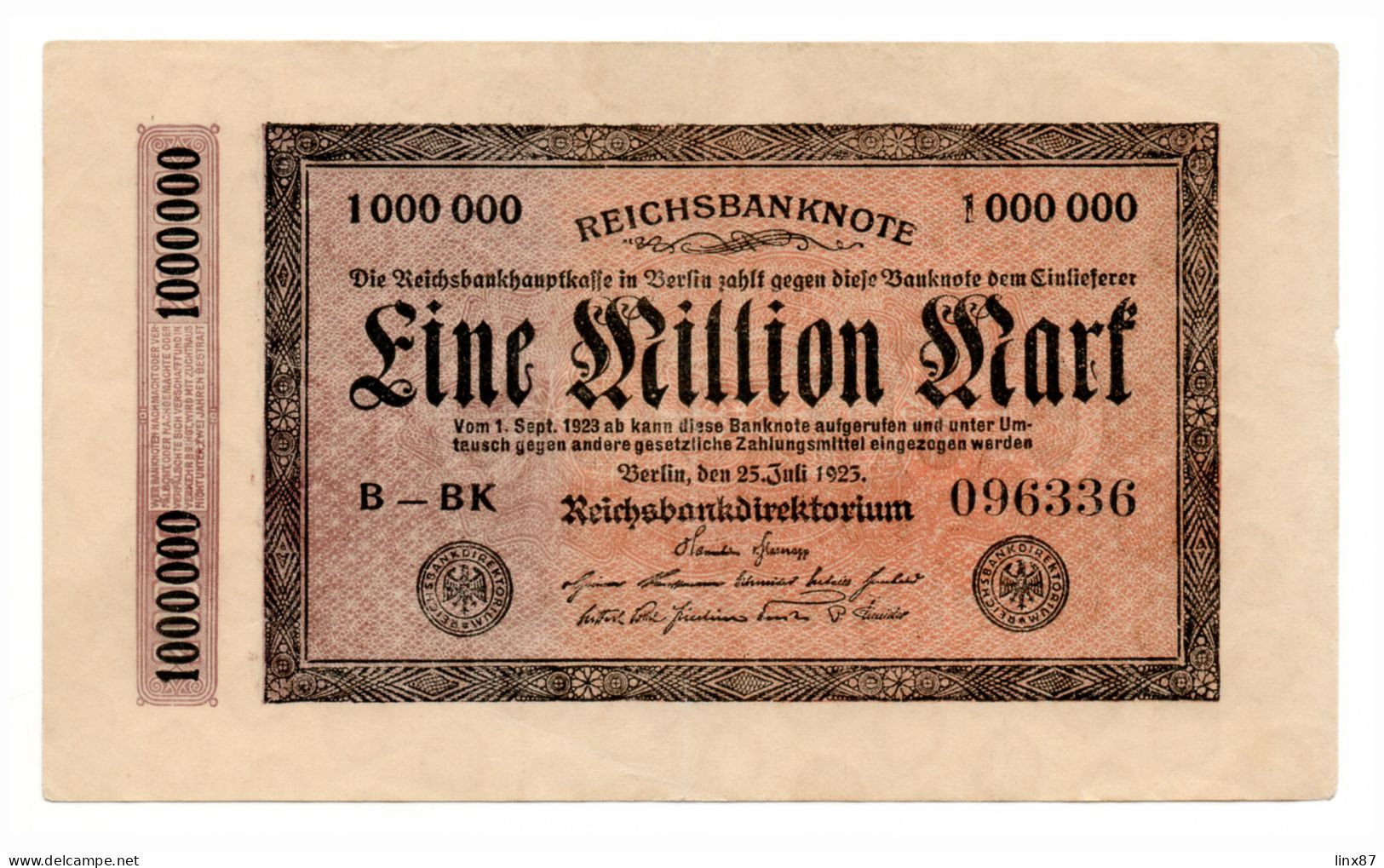 "Reichsbanknote" collezione di n. 47 banconote germania 1910-1923.