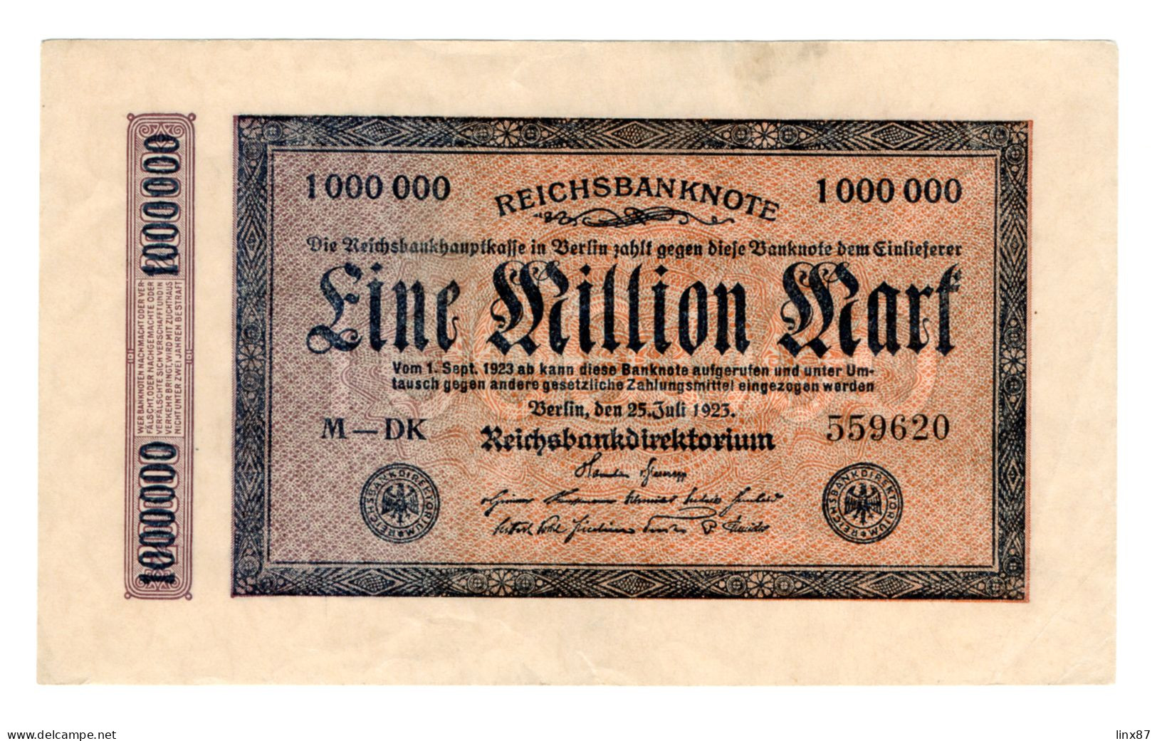 "Reichsbanknote" collezione di n. 47 banconote germania 1910-1923.