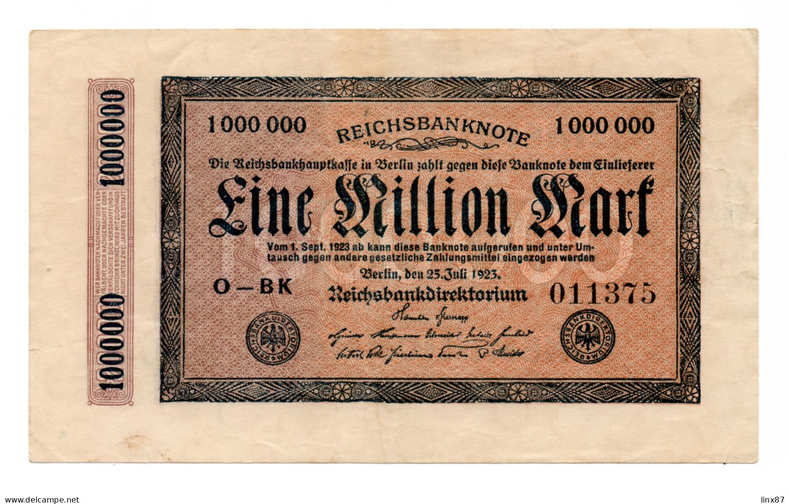 "Reichsbanknote" collezione di n. 47 banconote germania 1910-1923.