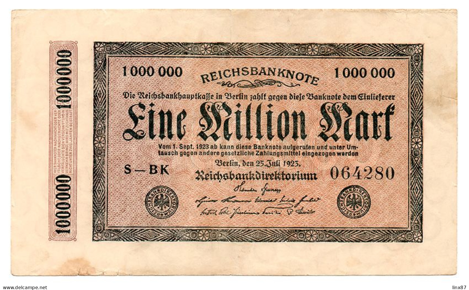 "Reichsbanknote" collezione di n. 47 banconote germania 1910-1923.