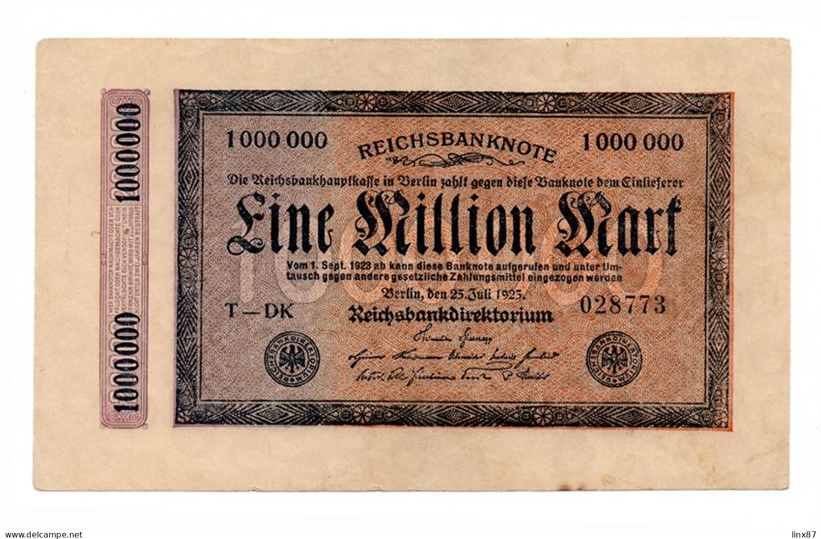 "Reichsbanknote" collezione di n. 47 banconote germania 1910-1923.