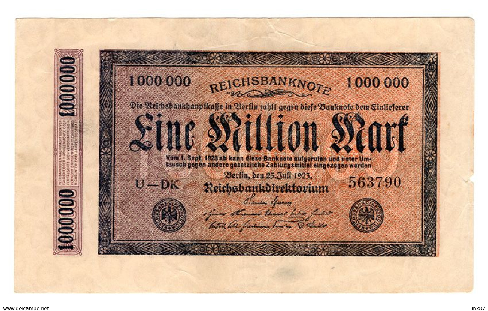 "Reichsbanknote" collezione di n. 47 banconote germania 1910-1923.