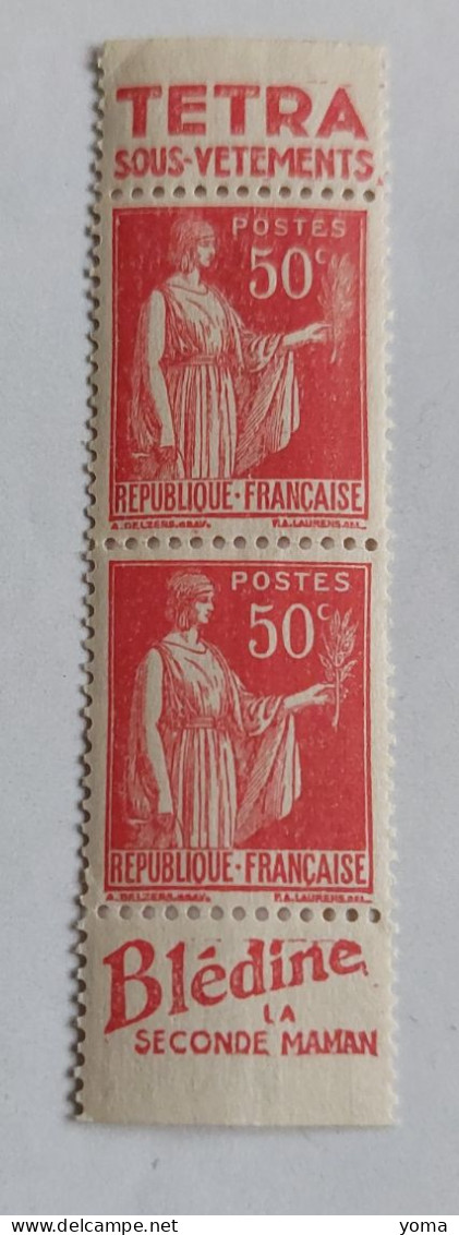 Tetra Et Blédine - Double Pub - Neuf Sans Charnière - MNH - N° 283 Type III - Ongebruikt