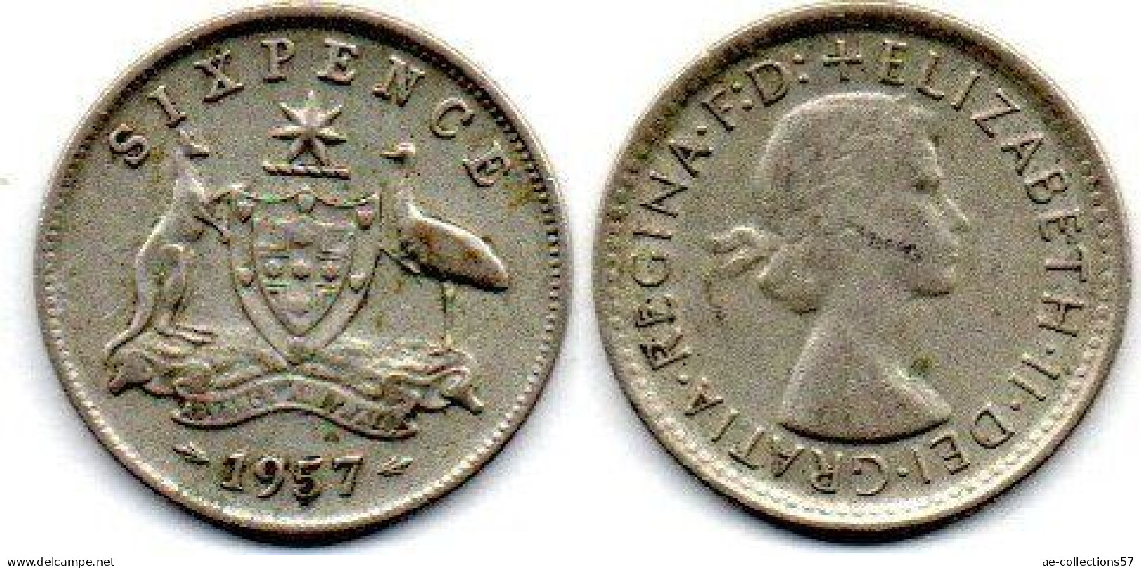 MA 24746 /  Australie - Australia 6 Pence 1957 TB+ - Sixpence