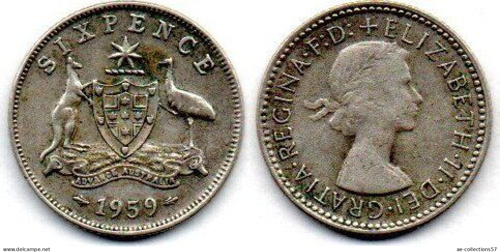 MA 24749 /  Australie - Australia 6 Pence 1959 TB+ - Sixpence